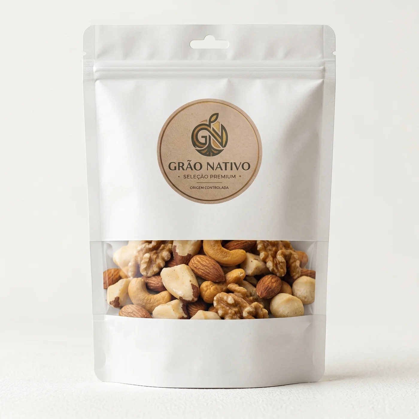 Embalagem do Mix de Castanhas Premium Grão Nativo