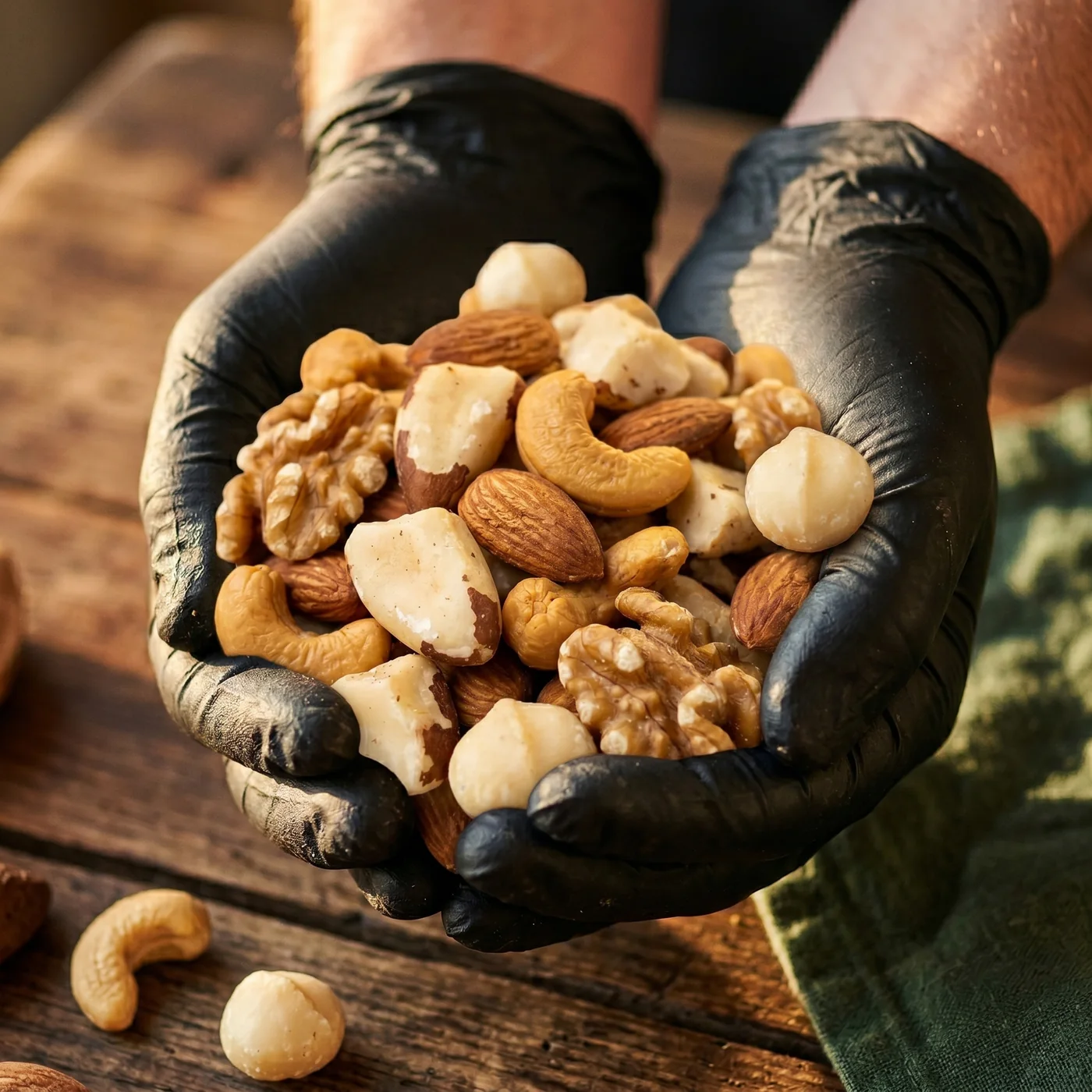 Mix de castanhas premium em destaque
